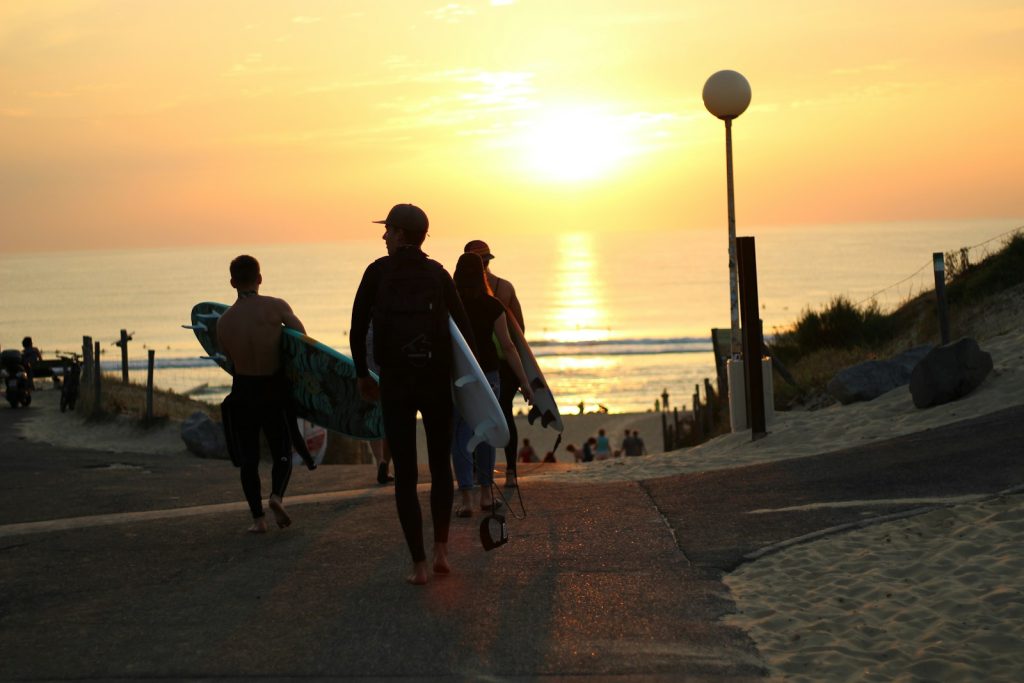 camper à Hossegor le paradis du surf