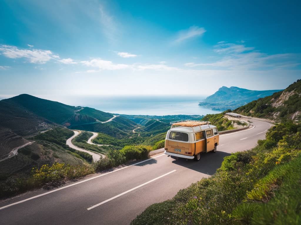 "Road trip en van : le meilleur itinéraire pour découvrir la Côte d'Azur autrement"